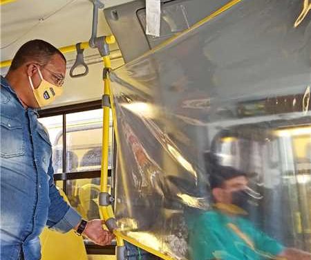 Ilhéus inspeciona transporte coletivo para garantir prevenção contra o coronavírus