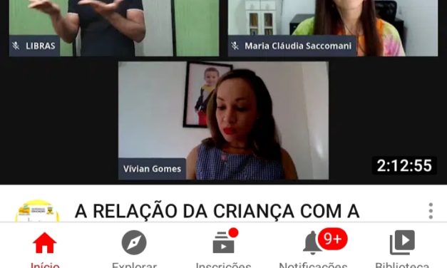 “A relação da criança com a língua materna” foi tema de mais uma live da Educação em Itabuna