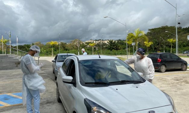 Itabuna atinge a marca de 2000 mil testes PCRs na modalidade Drive Thru