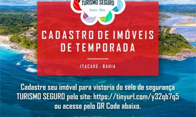 Itacaré inicia cadastro digital ou presencial de imóveis de locação para temporada