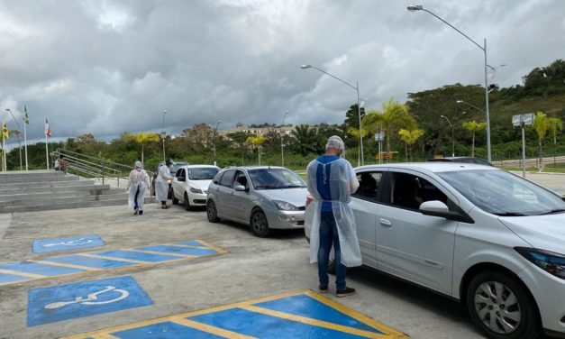 Itabuna realiza Drive Thru de PCR para detecção da COVID-19