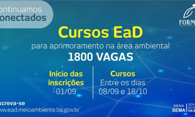 Secretaria do Meio Ambiente oferta 1,8 mil vagas para cursos gratuitos