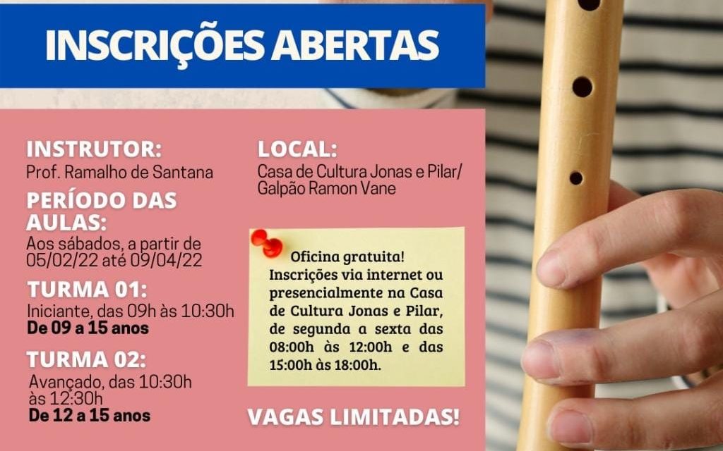 Inscrições para cursos de Música e Iluminação Cênica seguem até a próxima quinta