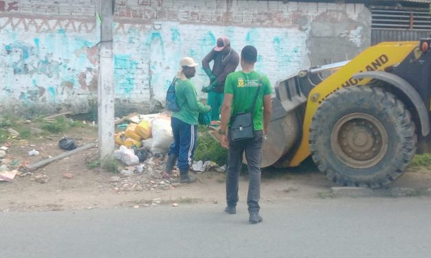 Avenida Beira Rio e vias de Itabuna passam por manutenção com poda de árvores e roçagem