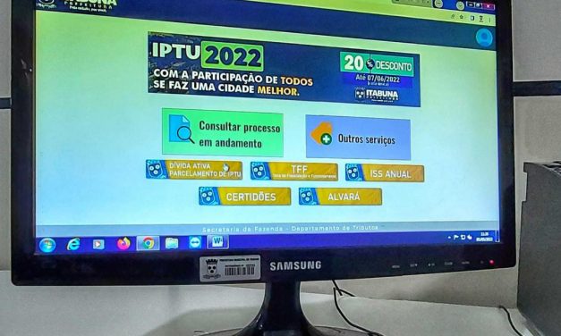 Vence amanhã (06) o prazo de pagamento da 1ª parcela do IPTU de Itabuna