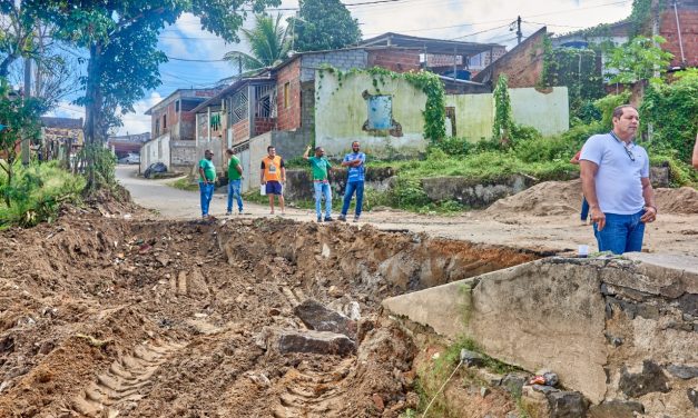 Prefeitura de Itabuna recupera cabeceira da ponte de acesso a Vila de Itamaracá