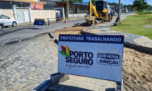 Calçadão da Avenida do Descobrimento será revitalizado em Porto Seguro