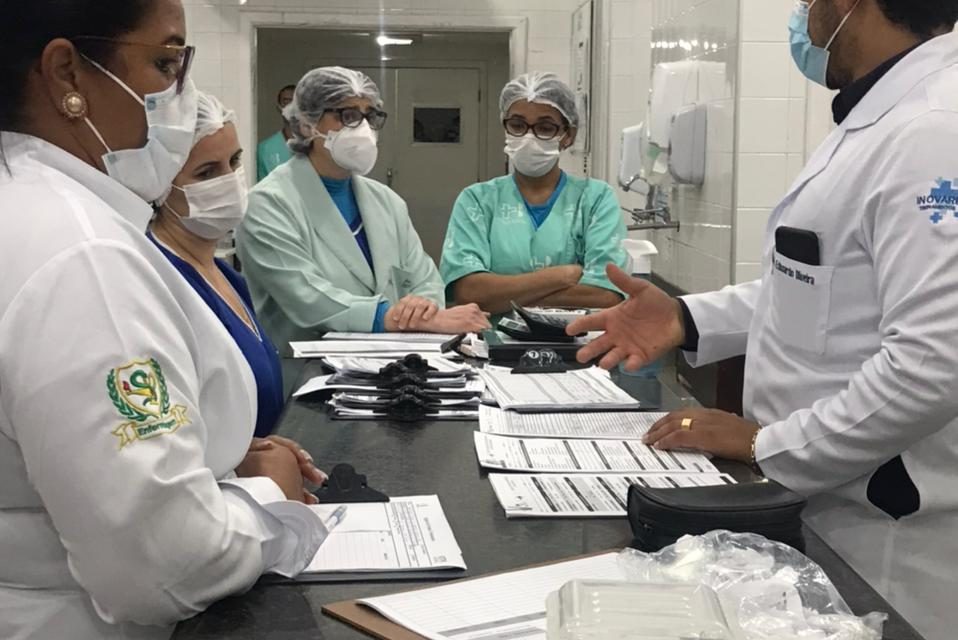 Equipe multiprofissional das UTIs do Base participa de capacitação promovida pelo Núcleo de Segurança do Paciente