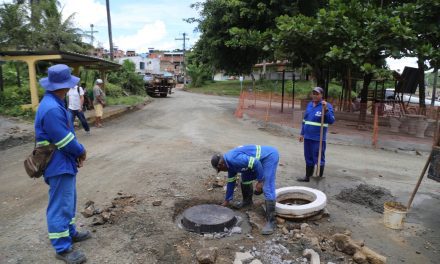 Emasa realiza a troca das tampas de poços de visita no Fonseca