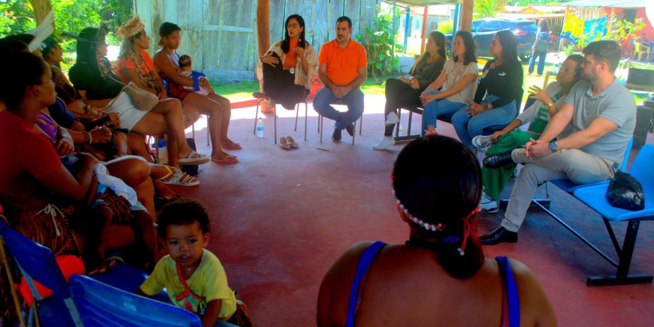 Profissionais do Materno-Infantil visitam aldeias para novas rodas de conversa e avaliação do atendimento ofertado