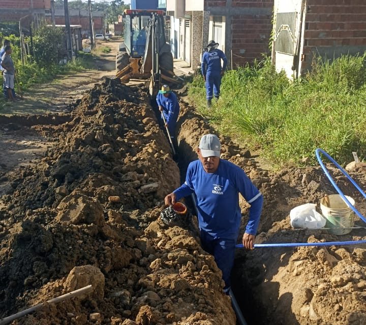 Emasa amplia rede de abastecimento de água para o Novo São Lourenço