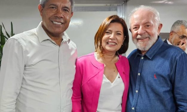 Adélia acompanha agenda do presidente Lula em Feira de Santana ao lado de Jerônimo e Rui Costa