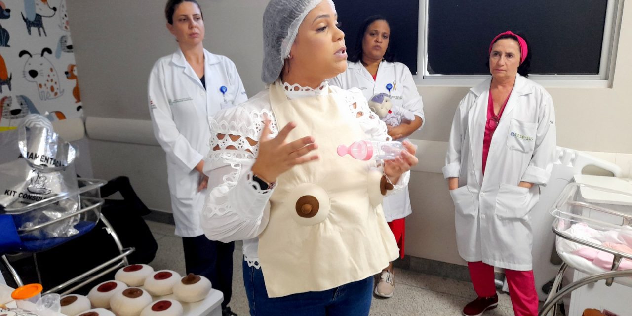 Agosto Dourado incentiva a prática do aleitamento materno no Hospital Materno-Infantil