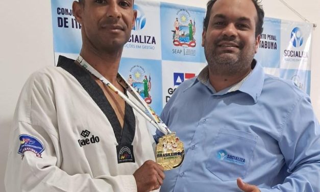 Atleta patrocinado pela empresa Socializa é campeão do Brasileiro de Taekwondo