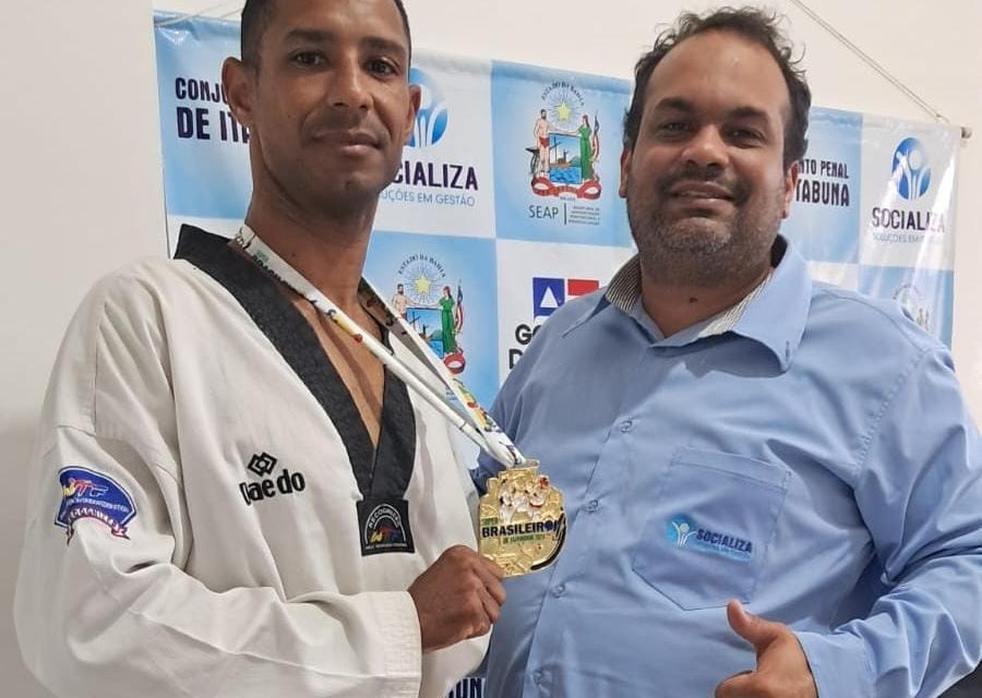 Atleta patrocinado pela empresa Socializa é campeão do Brasileiro de Taekwondo