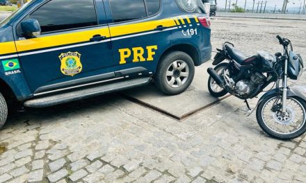 Operação Conatus: PRF apreende mais uma motocicleta adulterada