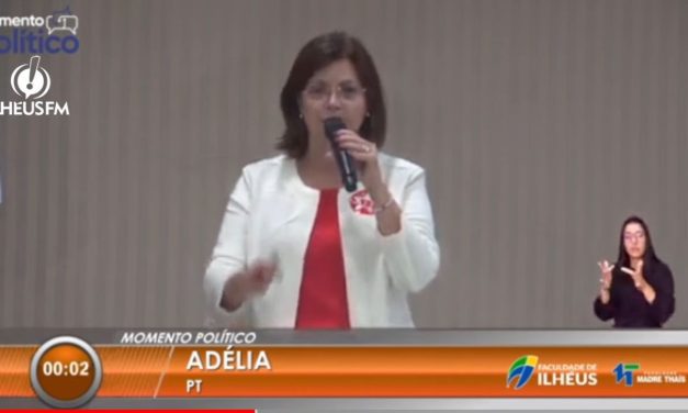 Adélia domina debate com melhores propostas para saúde, transporte e educação de Ilhéus