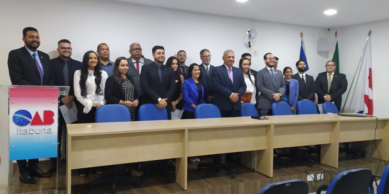 Instalado o primeiro Conselho Consultivo da Jovem Advocacia da OAB-Subseção Itabuna