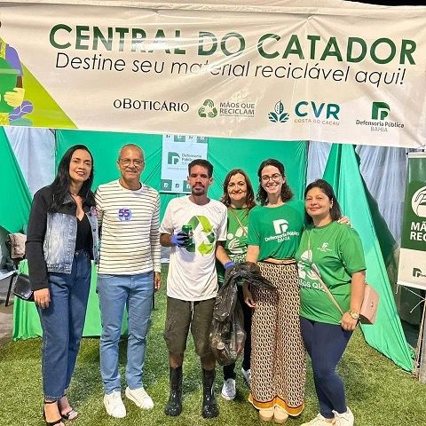 Ação da Defensoria Pública em Camacã garante apoio e dignidade aos catadores de materiais recicláveis