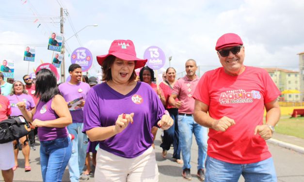 De olho na vitória, Adélia intensifica ritmo de campanha em Ilhéus