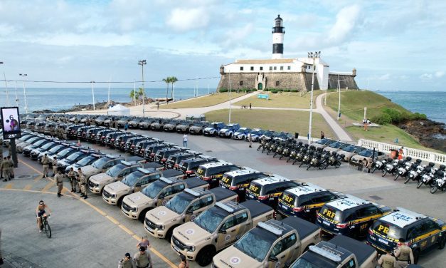 Bahia recebe nova frota de viaturas e equipamentos para a segurança pública