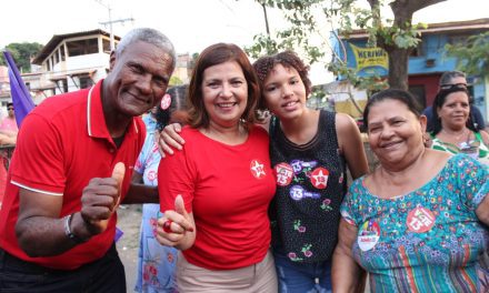 Líder da corrida eleitoral Adélia visita 13 localidades de Ilhéus e encerra campanha nos braços do povo