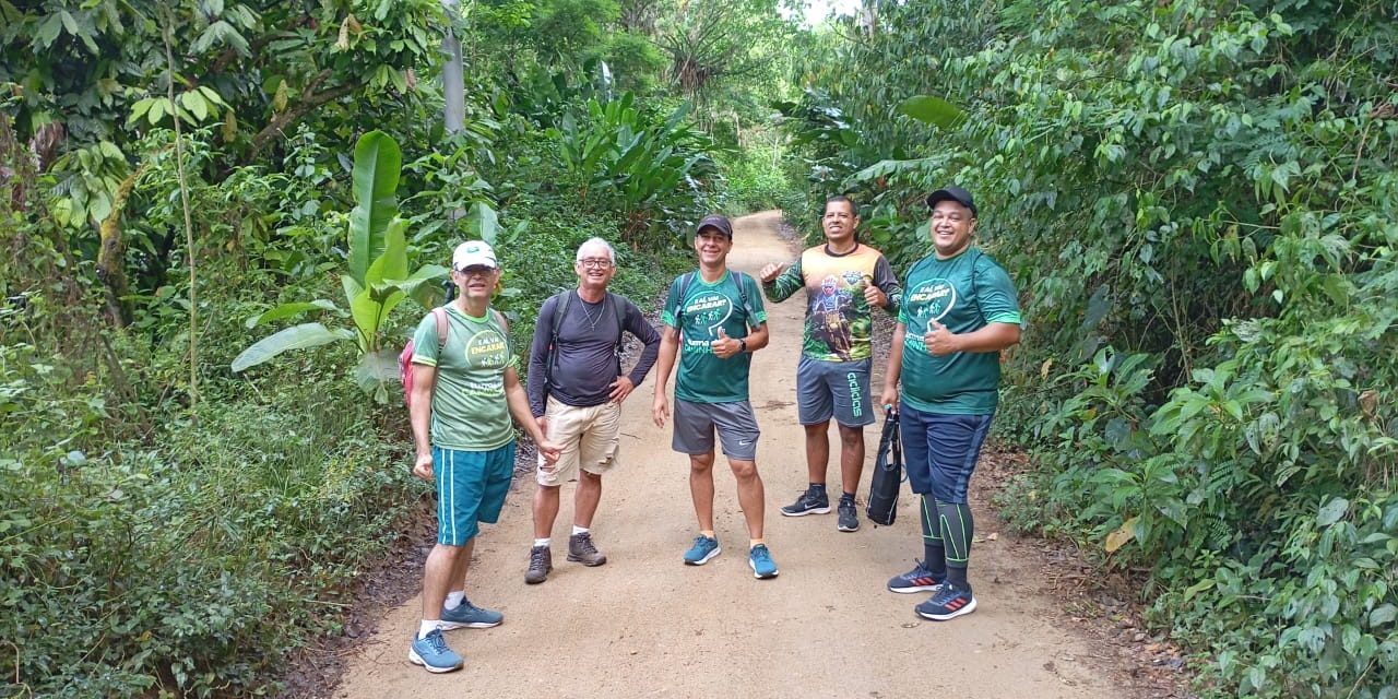 Mais uma trilha bruta desbravada nas montanhas de Ibicaraí