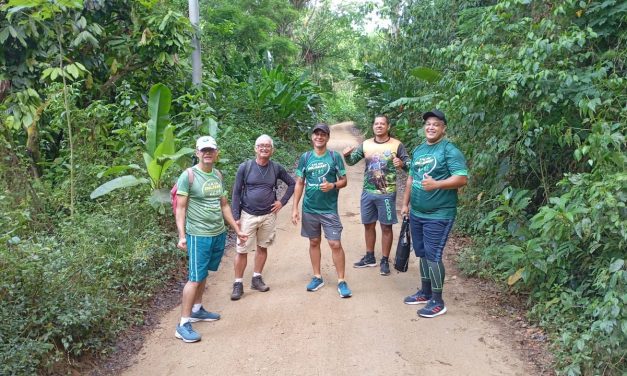 Mais uma trilha bruta desbravada nas montanhas de Ibicaraí