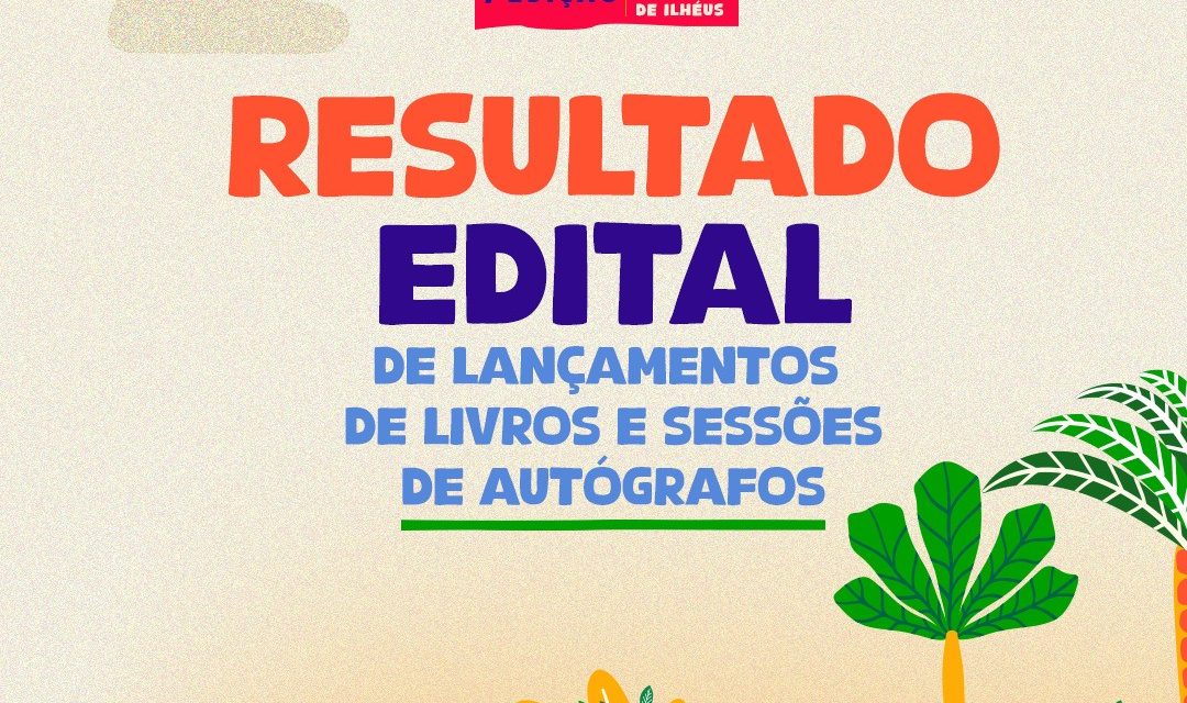 Festa Literária de Ilhéus publica resultado de seleção de autores