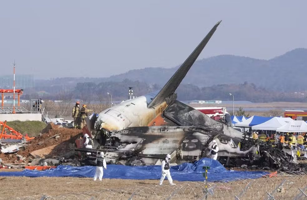 Quase 180 mortos: explosão de avião na Coreia do Sul é o desastre aéreo mais mortal dos últimos 6 anos, aponta banco de dados