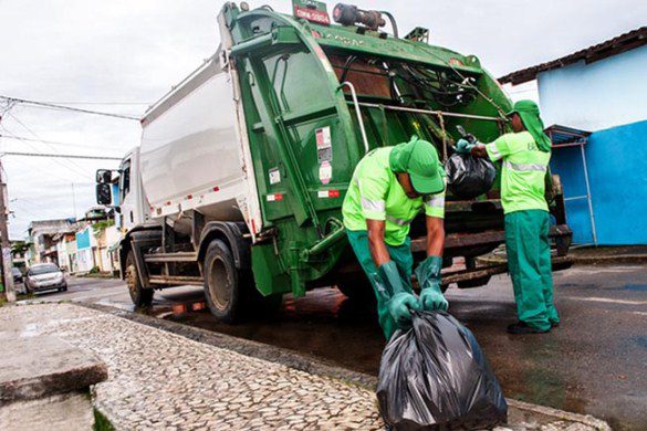 Coleta domiciliar de lixo doméstico será suspensa no feriado de Ano Novo