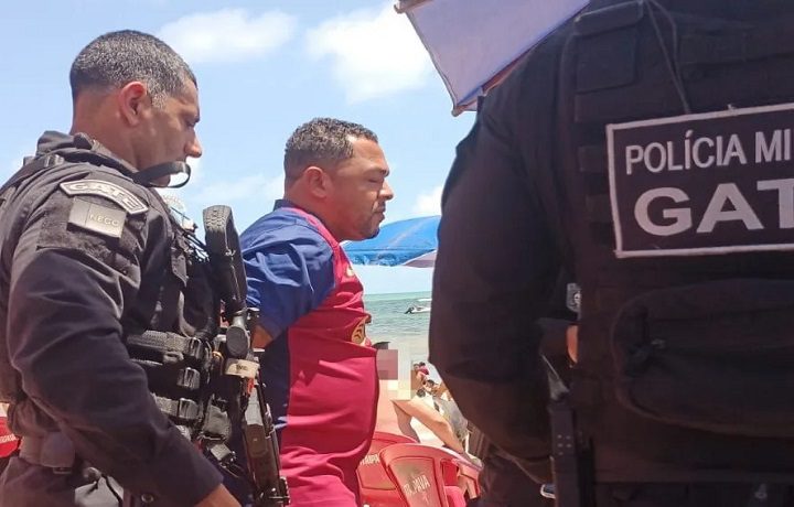 Líder de facção com atuação em Itabuna, Ilhéus e Itacaré é preso curtindo praia em João Pessoa