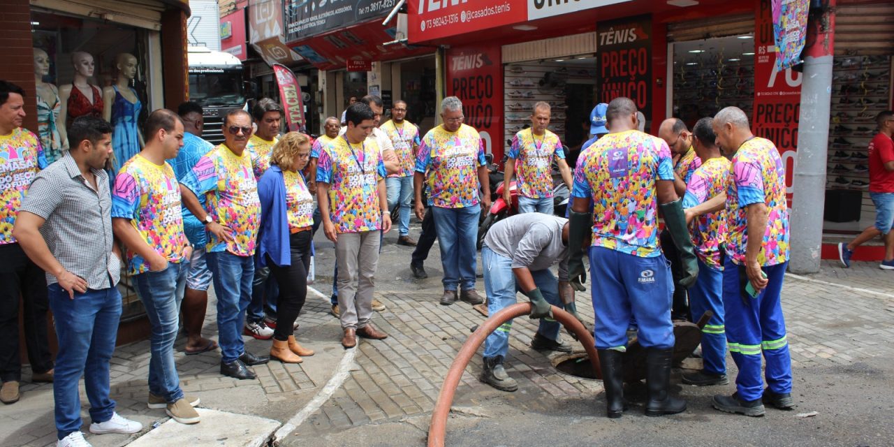 Emasa realiza ação preventiva para a 44ª Lavagem do Beco do Fuxico