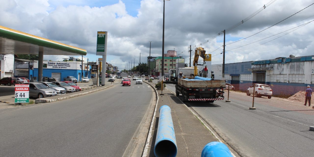 Trecho da Avenida J.S. Pinheiro será interditado nesta terça para serviços  do Projeto Mais Água