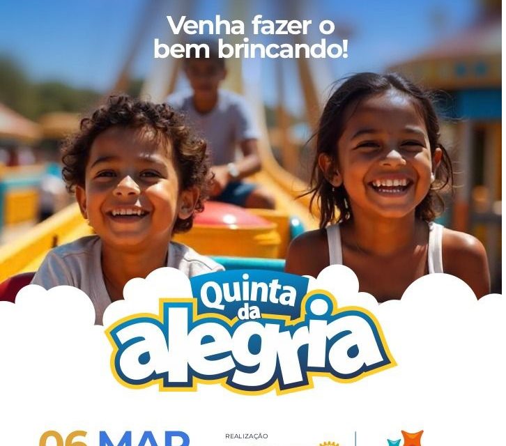 Quinta da Alegria do Rotary Club de Itabuna: Venha fazer o bem brincando!